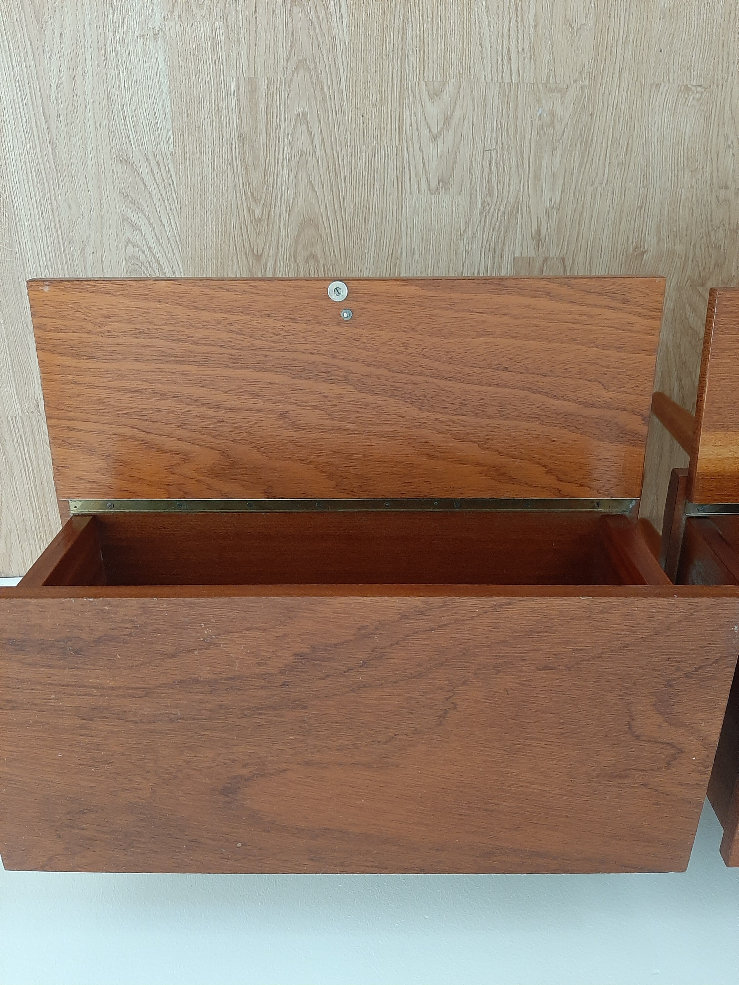 Pair of vintage bedside tables