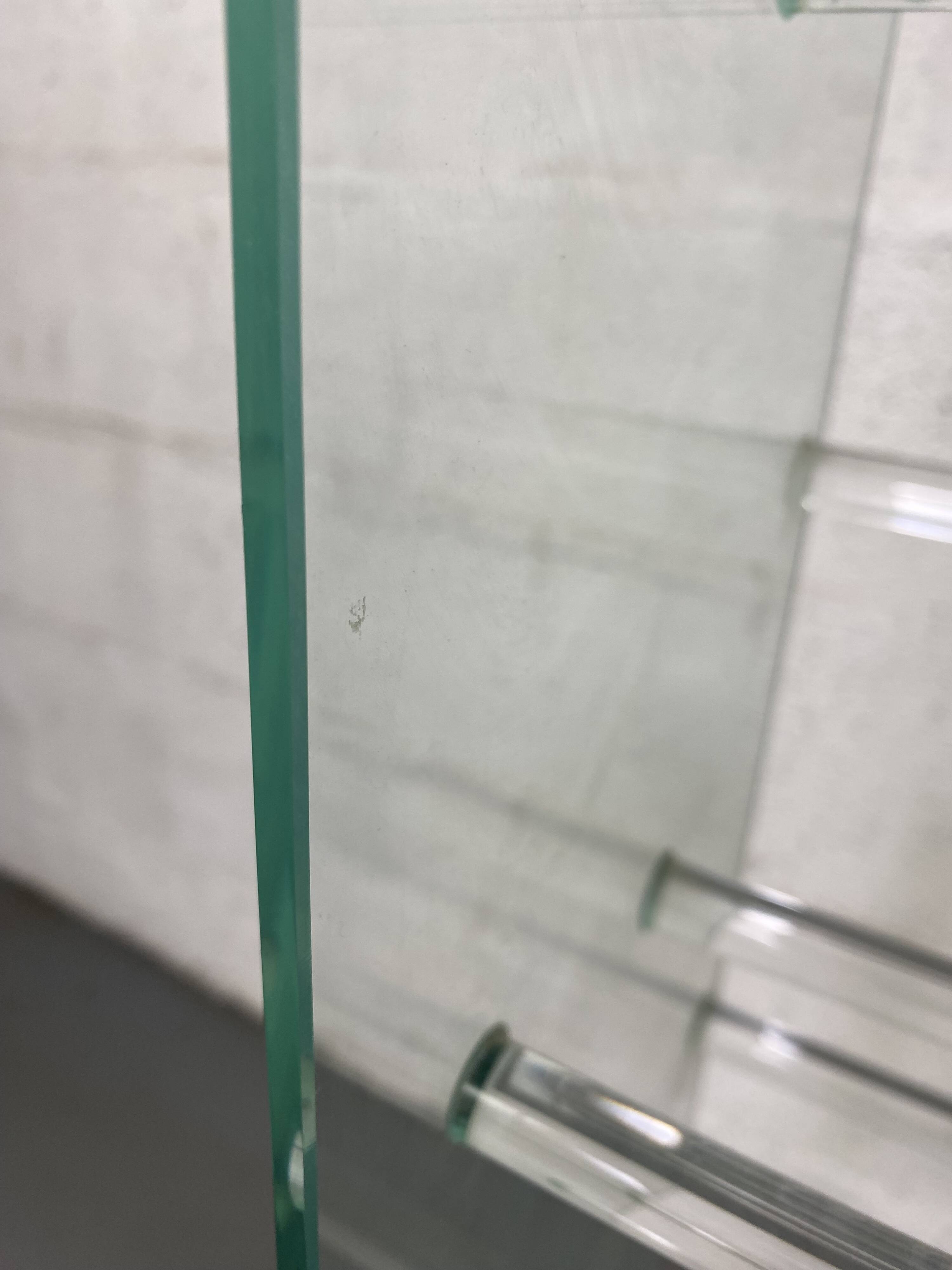 Glass CD rack