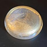 Old vintage glass paper press 70s