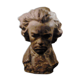 Buste ludwig beethoven terre cuite signée guero