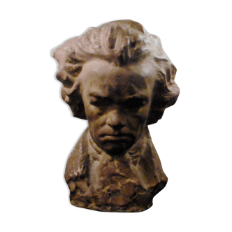 Bust ludwig beethoven- terracotta sculpture by guero