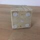 Travertine lighter, cubic, 80s