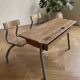 Vintage double school desk