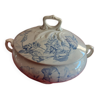 Soupiere  faience longchamps modele liserons