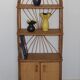 Etagère vintage en rotin