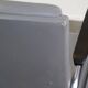 Vintage grey cow leather bauhaus design armchair by Ahrend de Cirkel