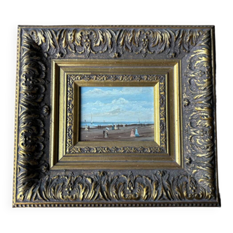 Tableau vue bord de mer