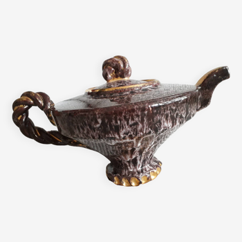 Rare Vallauris ceramic teapot signed Marius Giuge