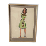 Fashion drawing G Mazoyer