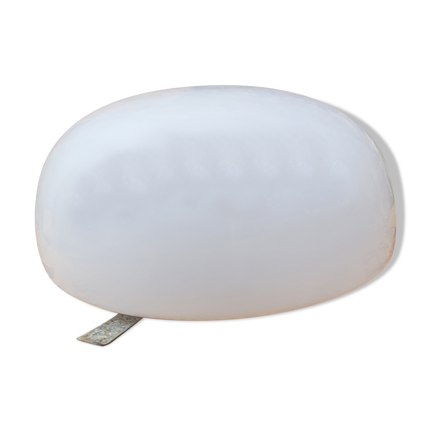 Half-globe opaline ceiling light