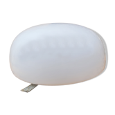 Half-globe opaline ceiling light