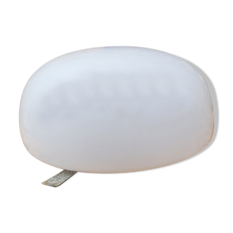 Half-globe opaline ceiling light