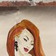 Watercolor depicting a woman.