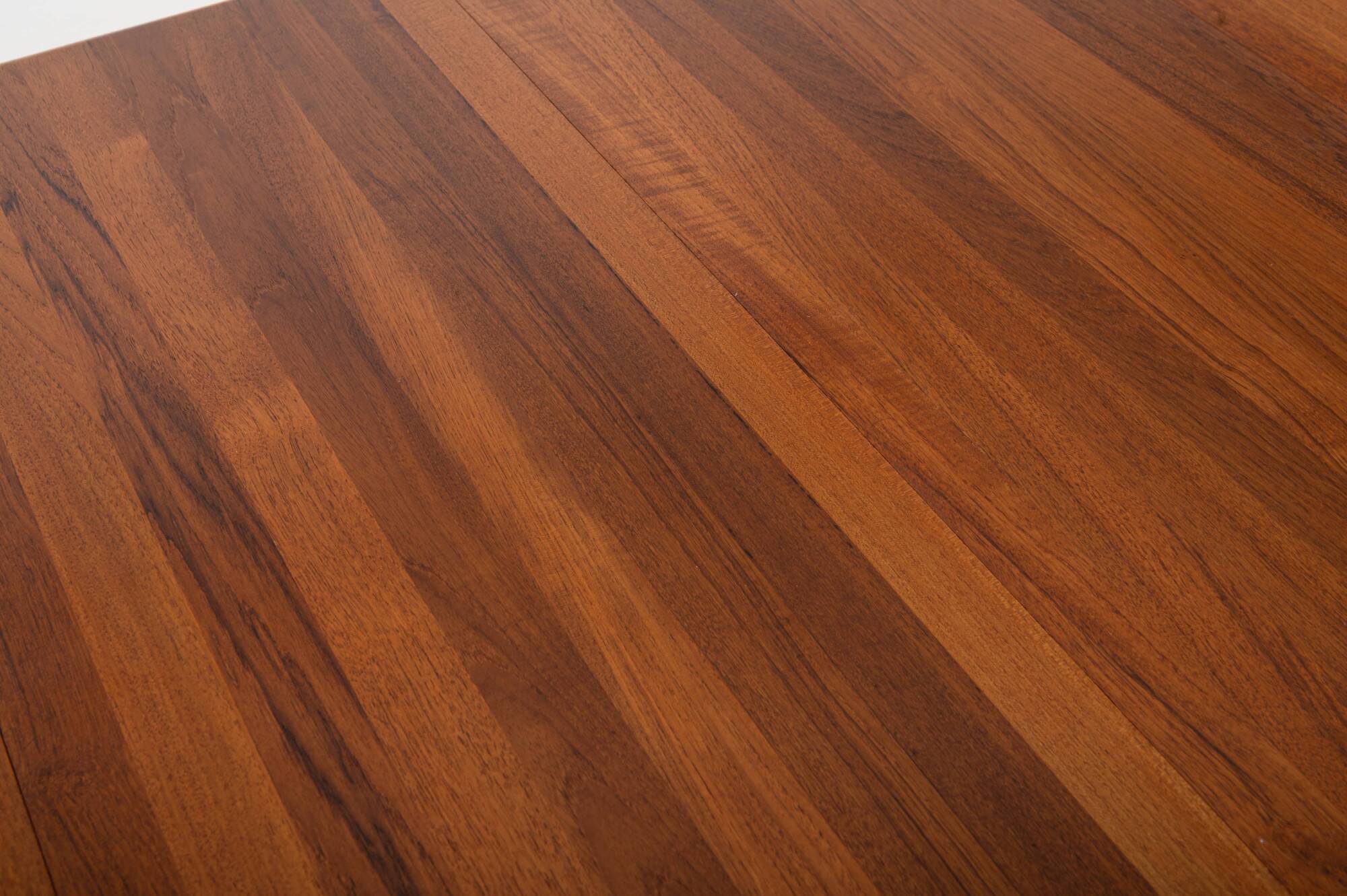 Extendable Solid Teak Dining Table from Glostrup Møbelfabrik, 1960s