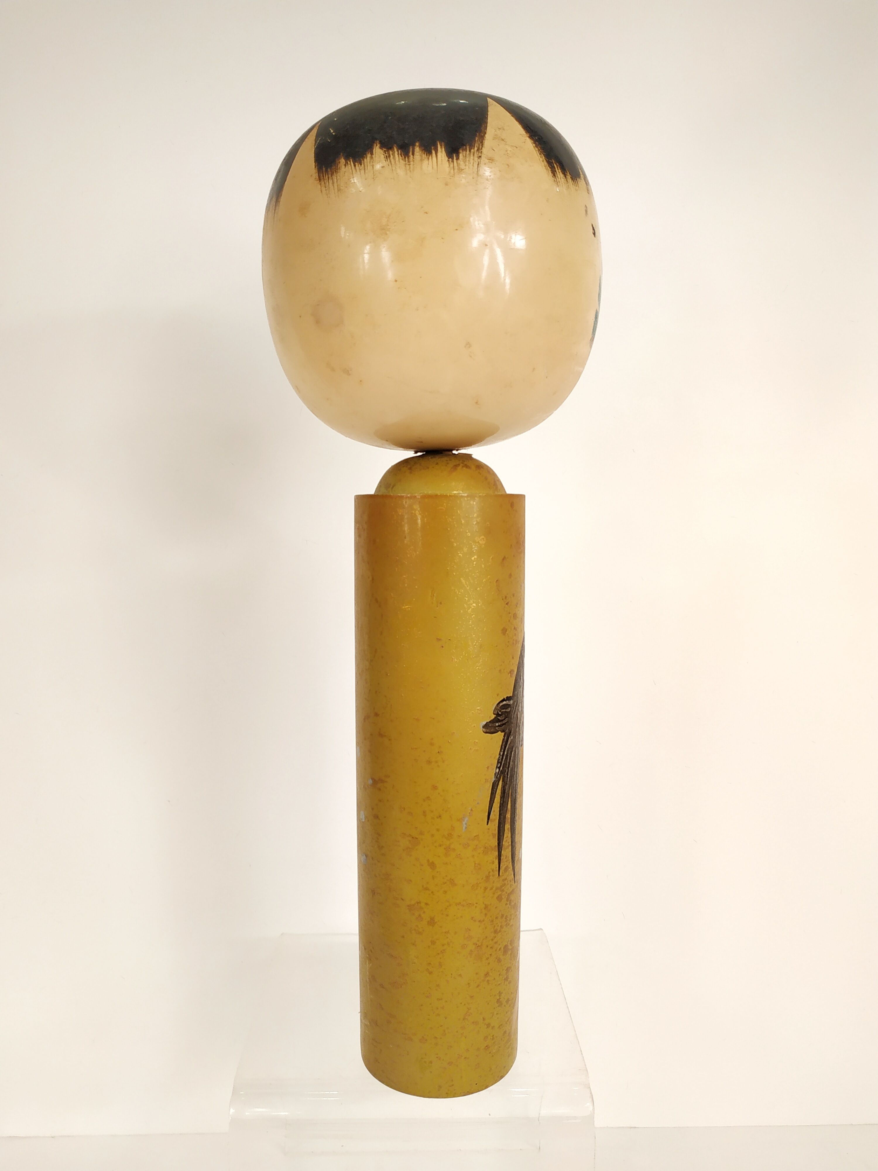 Kokeshi doll - work circa 1960 bird decoration - Japan