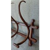 Curved wooden coat rack circa 1900
