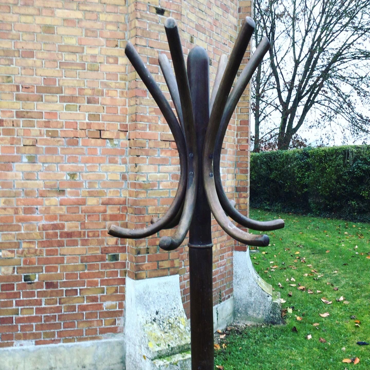 Art Deco parrot coat holder