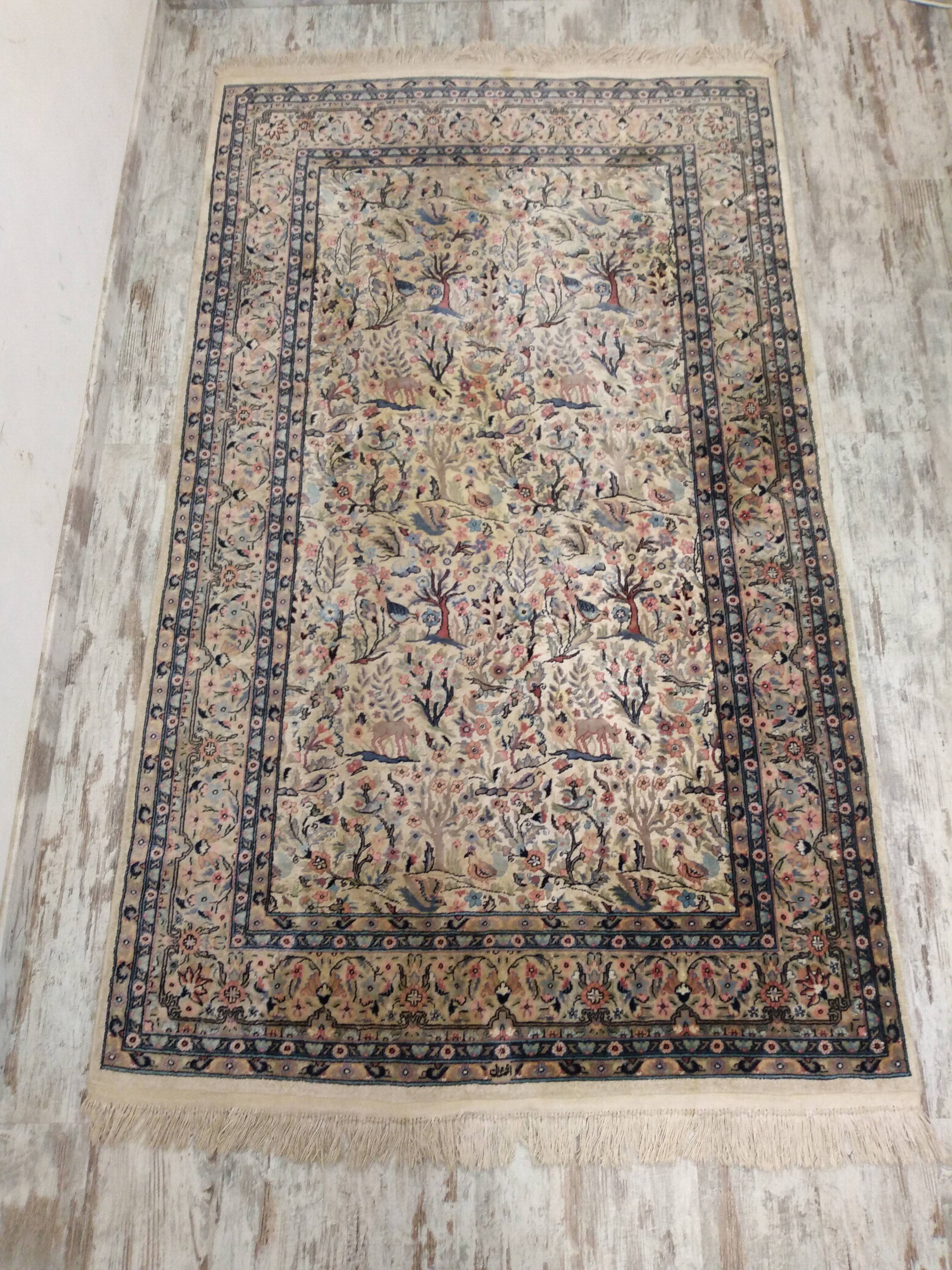 Antique Persian Tree of Life Rug