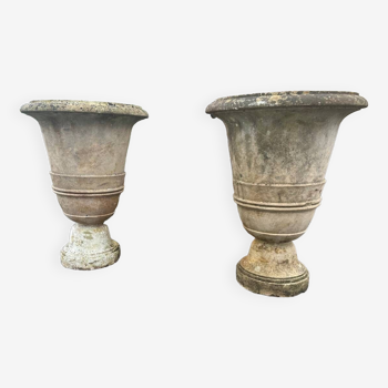 Pair of large Medici vases
