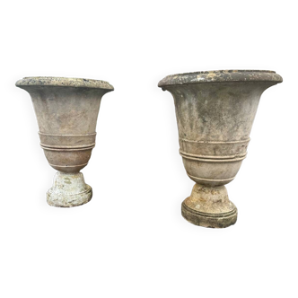 Pair of large Medici vases