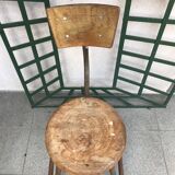 Vintage Industrial Tabouret Ets Sautereau Paris