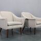 1960s Pair of Danish Restored Armchairs