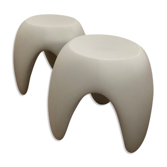 Set of 2 karim rashid x0 Design Baby Bite stools