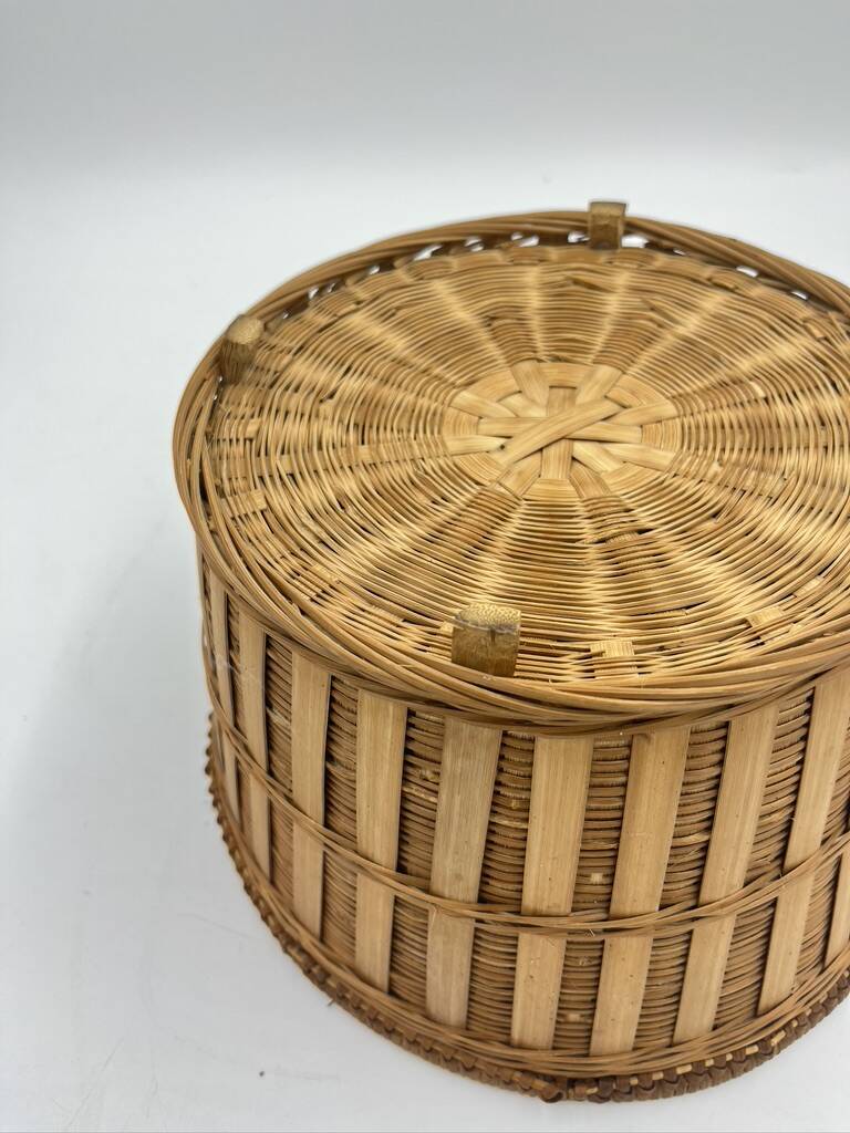 Wicker plant pot