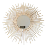 Miroir bambou fait main, 32 cm