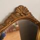 Golden wood mirror