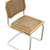 Set of 4 Cesca b32 model chairs in by Marcel Breuer Design
