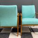 Pair of Green arm chairs 1960s