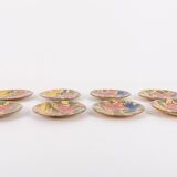 Hand made ceramic plates from Fenice Albisola, Italy 1970’s