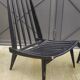 Paire Chaises Basses Chauffeuses Fauteuils Bois Design Scandinave