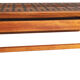 Coffee table in blond mahogany and ceramic tiles, 60s