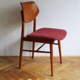 Ensemble de quatre chaises de salle à manger tchèques des années 1960 par TON avec une influence scandinave