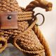 Rope mirror by Audoux-Minnet 1950