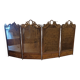 Very Beautiful Fireplace Screen 154 cm/77 cm in Bronze and Brass - Period 1880