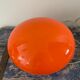 Vintage table lamp orange globe