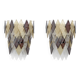 Pair of Modern Italian Murano Glass Sconces