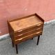 Danish vintage teak chest of drawers / nightstand, Mid century modern 1960