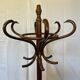 Antique curved wooden parrot coat rack