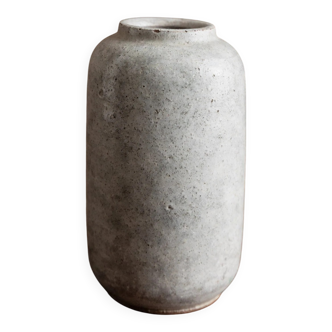 Vintage Grey Ceramic Vase by Gerhard Meisel, Stahnsdorf Workshop, 1950s