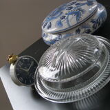 Round butter maker in glass