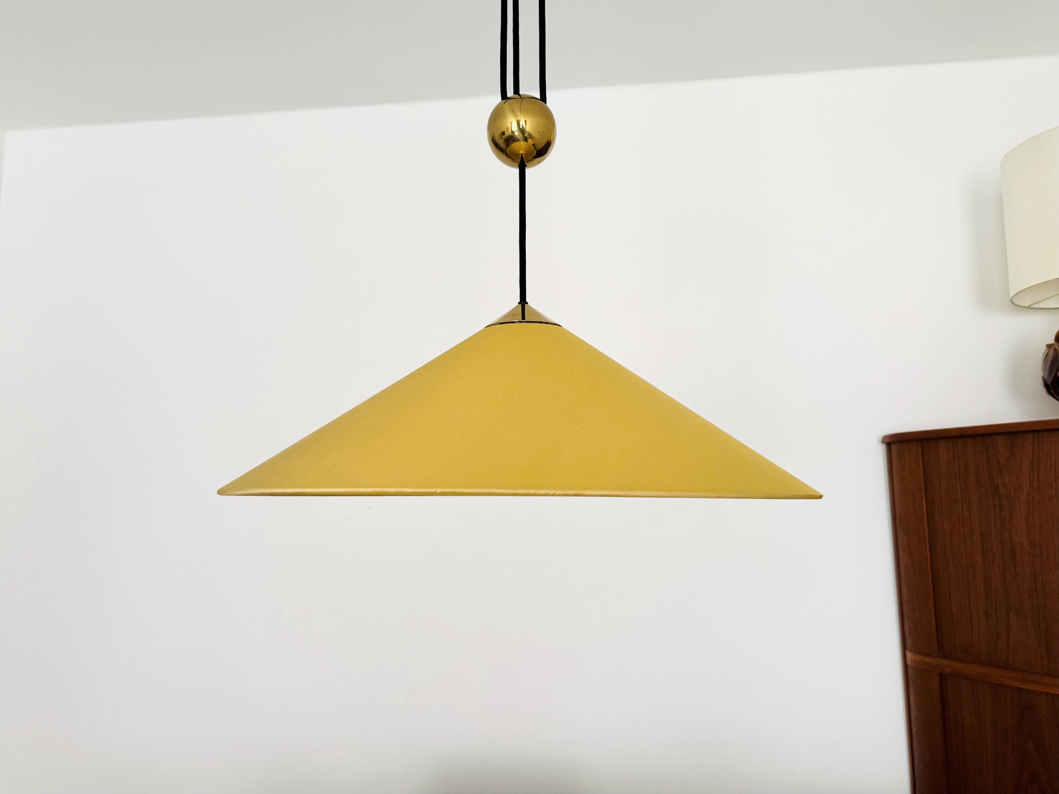 Large Adjustable Pendant Lamp with Counterweight by Florian Schulz