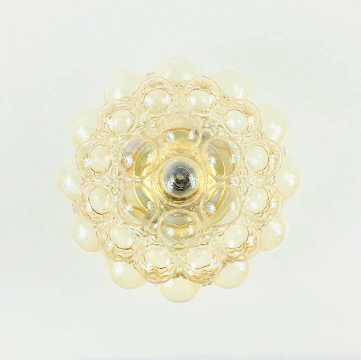 Large Bubble Glass Ceiling Light by Helena Tynell for Limburg, 1960s/1970s