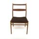Set of 4 Scandinavian chairs in teak and oak, Sweden, 1960.