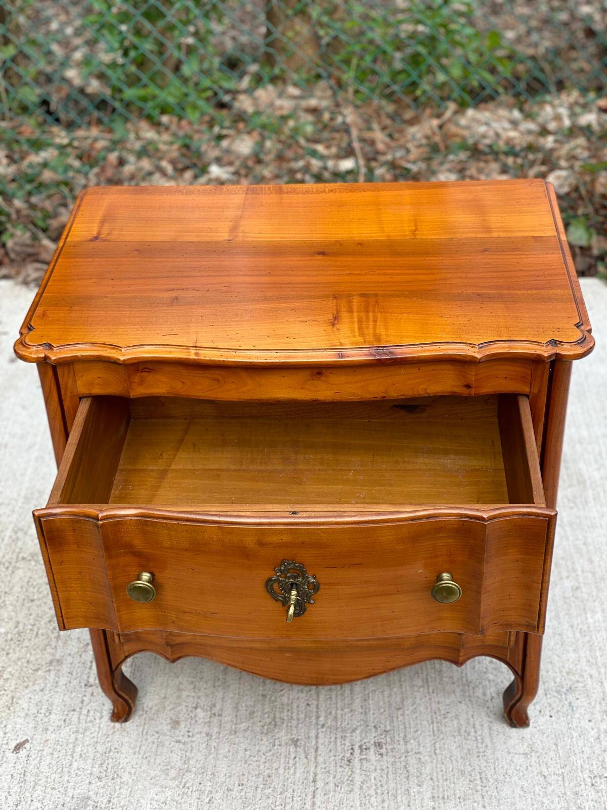 Louis XV Louis Philippe mix style chest of drawers solid walnut dovetail