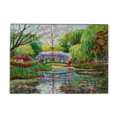 Peinture de Charles Pavan "Jardin de Claude Monet à Giverny"
