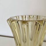 Crystal vase by Pierre d'Avesn